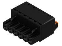 1013470000 Weidmuller, 5.08mm Pitch, BLF 5.08, 6 Way, , Pluggable Terminal Block, Plug, Cable Mount, Push In Termination,