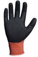 tg1900-10 Traffi TG1900 Red Cotton Cotton, Polyethylene Terephthalate Cut Resistant Gloves, Size 10, Nitrile Micro-Foam Coating