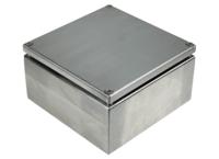749-1857 RS PRO Unpainted Stainless Steel Terminal Box, IP66, 150 x 80 x 150mm
