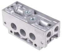 navw-14-1-iso Festo NAVW series 2 station G 1/4, G 1/8 Sub Base for use with MFH Solenoid Valves, 152789