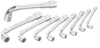 93-j9 SAM Hex Tubular Box Spanner Set, 9 pieces 8 → 19 mm Tip