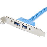 usb3splate StarTech.com USB 3.0, Female 20 Pin IDC to Female USB A, 5Gbps, 500mm