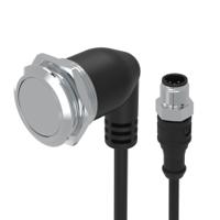 82-665a1000 EAO 82 Series Push Button Switch, Momertary, Panel Mount, 22mm Cutout, 1CO, 35V, IP65, IP67