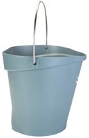 568688 12L Plastic Grey Bucket With Handle