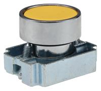 205-2357 RS PRO Yellow Momentary Push Button Head, 22mm Cutout, IP65