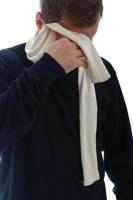 ms1105 White Proban Treated Sweat Towel 9 in X