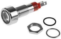 smld08012 Signal Construct Red Panel Mount Indicator, 12 → 14V, 8mm Mounting Hole Size