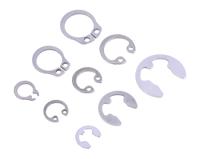 278-360 890 piece E Type, External, Internal Stainless Steel Circlip Kit for 2.25 → 12 mm, 4 → 16 mm, 8 →