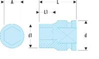 nsd15b Facom 15mm, 1/2 in Drive Impact Socket, 38 mm length