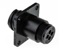 206061-2 TE Connectivity Circular Connector, 4 Contacts, Panel, Standard Connector, Socket, Male, CPC Series