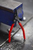 46-11-a0 Knipex Circlip Pliers, 140 mm Overall, Straight Tip