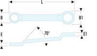 55a30x32 Facom 55A Series Ring Spanner, 30mm, Metric, Double Ended, 360 mm Overall