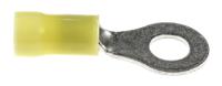 34855 TE Connectivity, PLASTI-GRIP Insulated Crimp Ring Terminal, M6 Stud Size, 2.6mm² to 6.6mm² Wire Size, Yellow