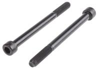 468-0363 RS PRO Black, Self-Colour Steel Hex Socket Cap Screw, DIN 912, M10 x 120mm