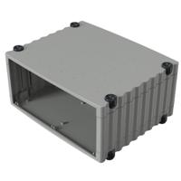 077001030 Rose Wavetronic Series Silver Aluminium Desktop Enclosure, 268 x 324 x 147mm
