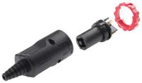 171-102 RS PRO Cable Mount Loudspeaker Connector Plug, 4 Way, 20ABlack, Screw Down, Solder Termination
