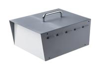 518-0910 Hammond 518 Grey Steel Instrument Case, 248 x 197 x 121mm