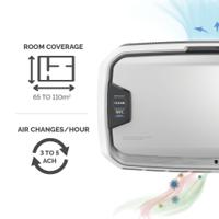 9573901 Fellowes HEPA Air Purifier, 110m², 31 dB, 36 dB, 41 dB, 47 dB, 58 dB