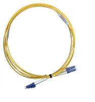 180590966 Molex Premise Networks LC to LC Tight Buffer OS2 Single Mode OS2 Fibre Optic Cable, 9/125μm, Yellow, 3m