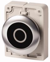 182961-m30c-fd-s-x0 Eaton RMQ Titan M30 Series Black Momentary Push Button, 30mm Cutout, IP67