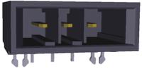 2-178138-5 TE Connectivity Dynamic 3000 Series Right Angle Through Hole PCB Header, 3 Contact(s), 5.08 mm Pitch, 1 Row, Shrouded