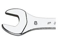 344 Facom 34 Series Open Ended Spanner, 4mm, Metric, Double Ended, 70 mm Overall