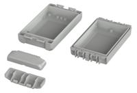 96033145-b-140804-abs-7035 Bopla Bocube Series ABS General Purpose Enclosure, IP66, IP68, Flanged, 151 x 80 x 40mm