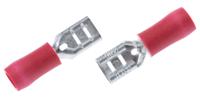 fvddf125-187a-8slf JST FVDDF Red Insulated Female Spade Connector, Receptacle, 4.75 x 0.8mm Tab Size, 0.25mm² to 1.65mm²