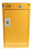 763-464 RS PRO 1 Door Steel Yellow Locker, 480 mm x 300 mm x 450mm