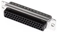 865650pltxlf Amphenol Communications Solutions 8656 50 Way Cable Mount D-sub Connector Plug, 2.76mm Pitch