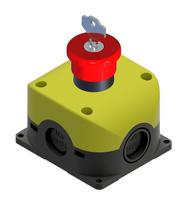 139-972 RS PRO Key Release Emergency Stop Push Button, Through Hole, 1 NC +1 NC, IP65