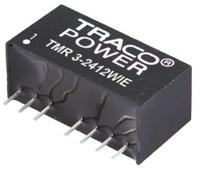 tmr-3-2421wie TRACOPOWER TMR 3WIE DC-DC Converter, ±5V dc/ ±300mA Output, 9 → 36 V dc Input, 3W, Through Hole, +85°C Max Temp