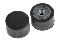 126-5946 RS PRO M4 Anti Vibration Mount, Female Buffer Foot with 15kg Compression Load