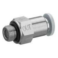 r412005568 EMERSON – AVENTICS QR1-ANR Non Return Valve G 1/4 Female Inlet, 6mm Tube Inlet, G 1/4 Male Outlet, 6mm Tube Outlet, 0.8