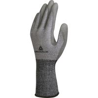 vecutb02gr09 Delta Plus VENICUTB02 Grey Soft Nocut Fibre Work Gloves, Size 9, Polyurethane Coating