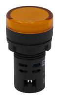 763-7952 RS PRO, Panel Mount Yellow LED Pilot Light, 22mm Cutout, IP65, Round, 230V ac