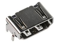 10029449-001rlf Amphenol Communications Solutions 19 Way Right Angle Feedthrough HDMI Connector 40 V ac