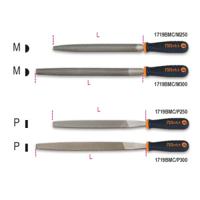 1719bmcm-250 BETA 250mm, Rasp Cut, Half Round Engineers File Set With Soft-Grip Handle