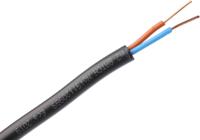 536-142 RS PRO 1.5 mm² 2 Core Power Cable, Black PVC, 100m