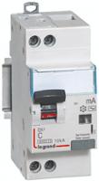 4-107-83 Legrand RCD Switch, 6A Current Rating, 1P+N Poles, 30mA Trip Sensitivity, Type C, DX Range