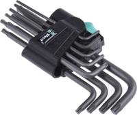 05024242001 Wera 9-Piece Torx Key Set, 139 x 72 x 25 mm Size, L Shape, Long Arm