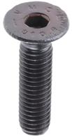 281-489 RS PRO Black, Self-Colour Steel Hex Socket Countersunk Screw, DIN 7991, M5 x 20mm