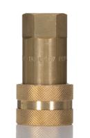 768-5825 RS PRO Brass Female Hydraulic Quick Connect Coupling, BSP 3/8 Female