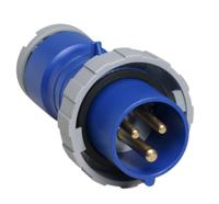 2cma166722r1000 Amphenol Industrial, 2CMA1 IP67, IP69 Blue 2P+E Industrial Power Plug, Rated At 32A, 250 V