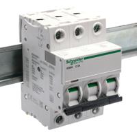 a9f54302 Schneider Electric Acti 9 iC60H MCB, 3P, 2A Curve C, 440V AC, 100 → 133V DC, 10 kA Breaking Capacity