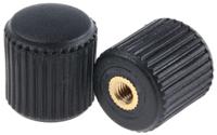 631-9108 RS PRO Black Knurled Clamping Knob, M5, Threaded Hole