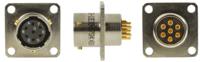 62gb-12e10-07sn416 Amphenol Limited, 62GB, Nickel Iron Alloy 7 Way Box Mount MIL Spec Circular Connector Receptacle, Socket Contacts,Shell