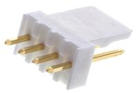 22-29-2041 Molex KK 254 Series Straight Through Hole Pin Header, 4 Contact(s), 2.54 mm Pitch, 1 Row, Unshrouded