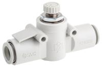 as4002f-12 SMC AS Series Tube Flow Controller, 12mm Tube Inlet Port x 12mm Tube Outlet Port