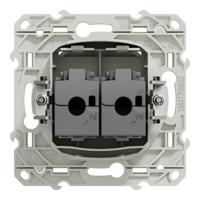 s505486 Schneider Electric White, 2 Way, 1 Gang, Odace